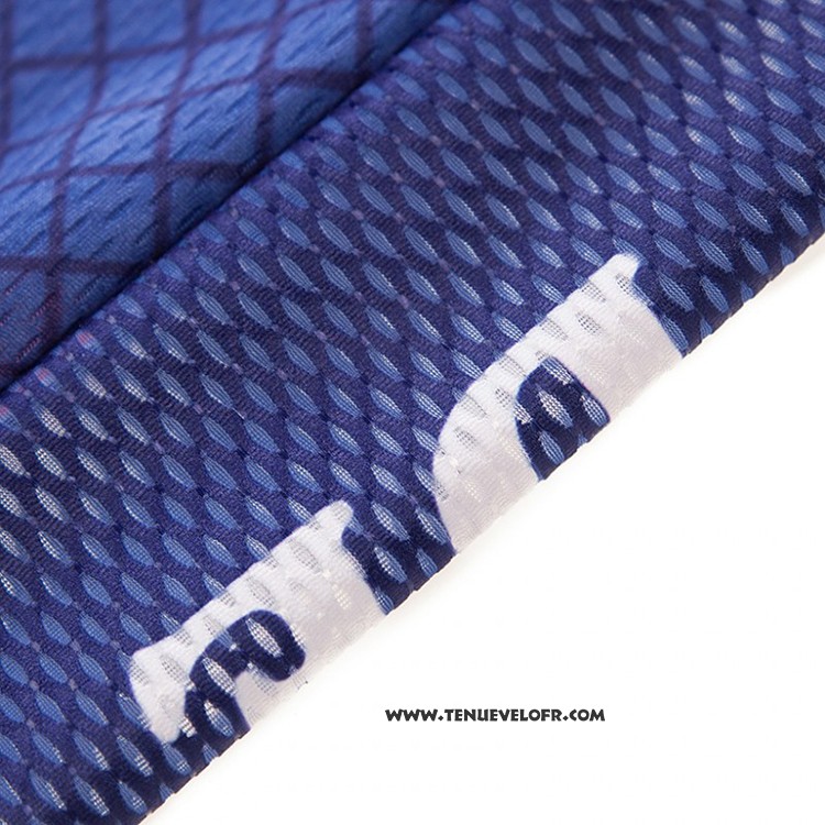 2018 Maillot Ciclismo Vini Fantini Profond Bleu Manches Courtes et Cuissard